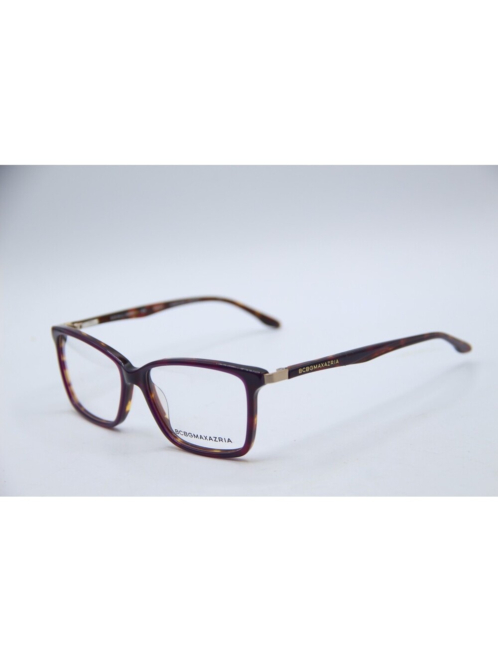 Bcbgmaxazria Vaniaii Aubergine Laminate Purple Authentic Eyeglasses 52-14